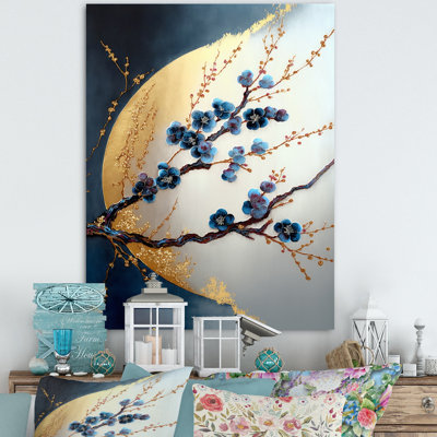 Glam Plants & Flowers Wall Decor on Metal