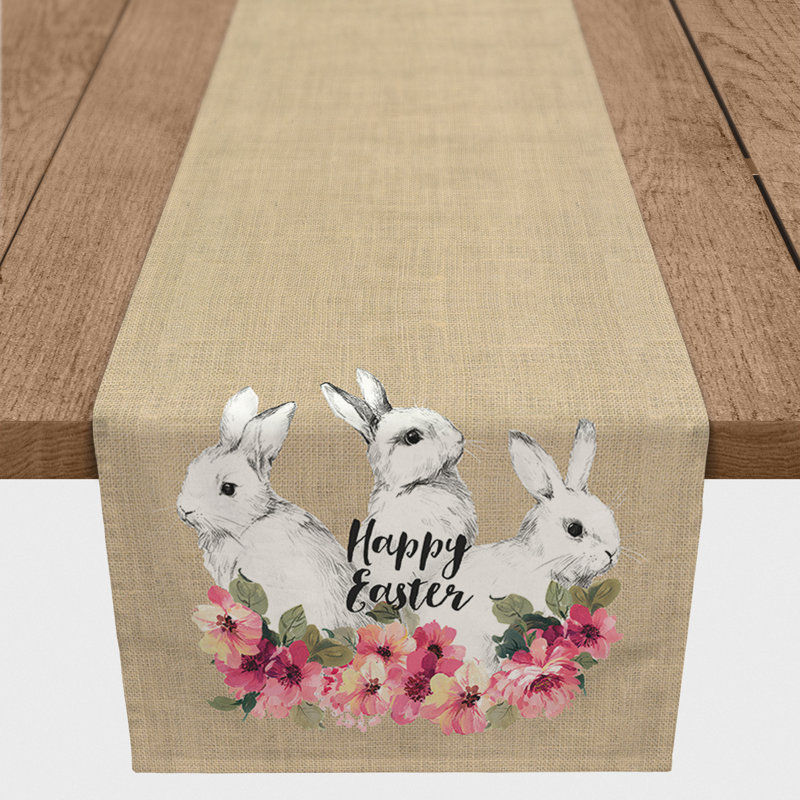 Chemin de table pâques Lapoint, 16 po x 72 po