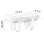 Table basse noire
