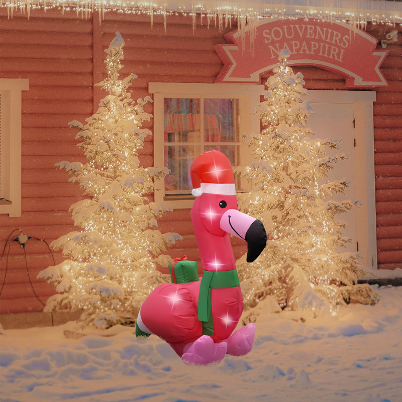 Flamant gonflable Flamingo