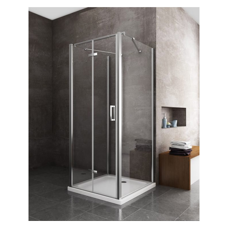 Gort Rectangular Shower Enclosure with Tray - 1900 x 808 mm, 1900 x 708 mm