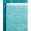 Tapis bleu nouvel âge 3 pi 3 po x 5 pi 2 po Overyed