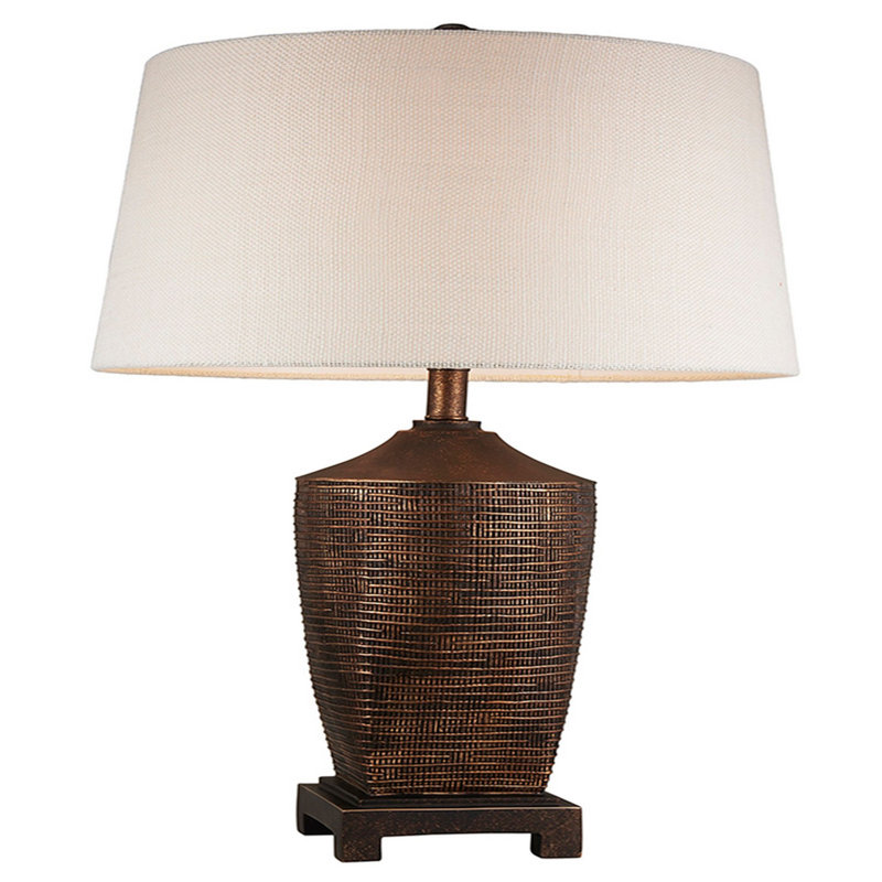 Lampe de table brune 30 po Gurteerith