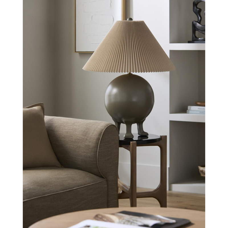 Chakera Accent Table Lamp, Gray