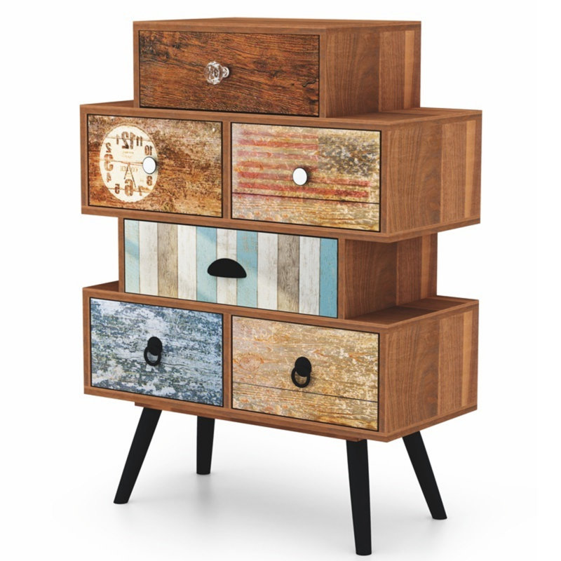 Papaleo 63cm W 6 - Drawer Chest of Drawers