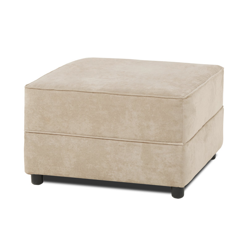 Shailjia Upholstered Footstool, Mink