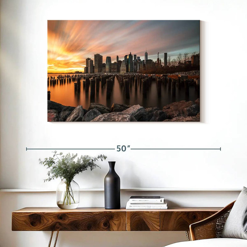 Ravi NYC Horizon, 26" H x 39" W
