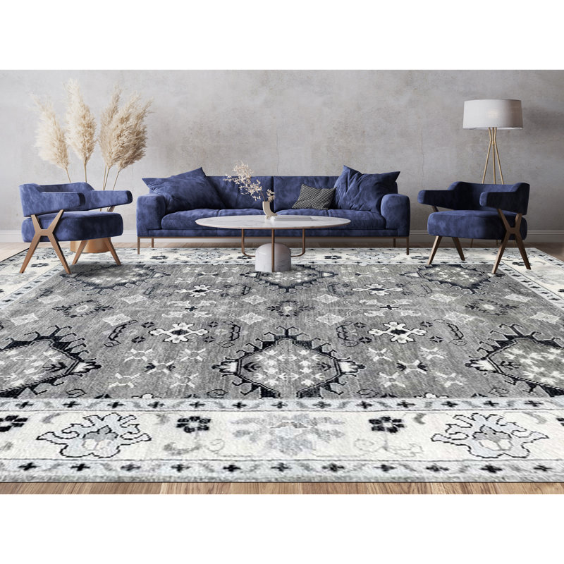 Nomad Ikat Area Rug, Rectangle 2' x 3'
