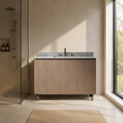 Freestanding Standard With Granite Top