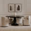 Chaise pivotante Dane avoine-877611447