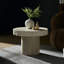 Table basse ronde en fibre de verre
