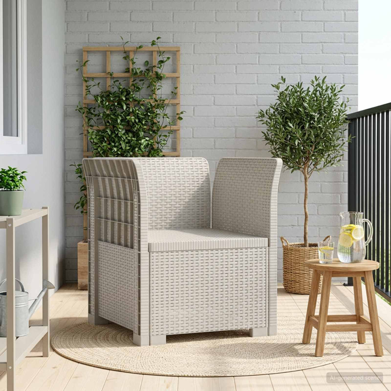 Outdoor Lounge Chair, Does Not Apply, White