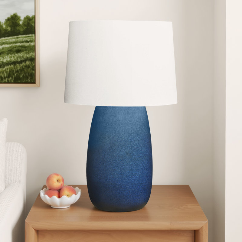Vossi Grayton Table Lamp, Blue