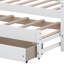 Lit plateforme simple avec tiroirs et lit gigogne-114349994