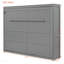 Lit escamotable double pleine grandeur, gris-1677331083-1677331082