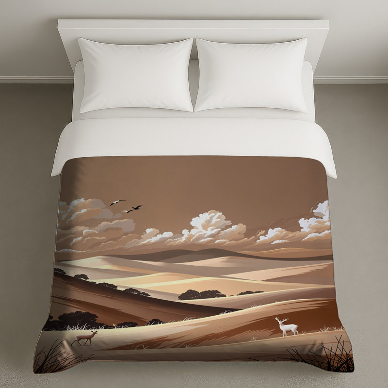 Housses de couette Rolling Hills Landscape, Lit simple