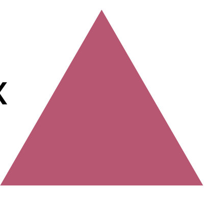 Décalcomanie murale motif triangle