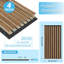 4 Pack 3D Fluted Sound Absorbing Wall Panels