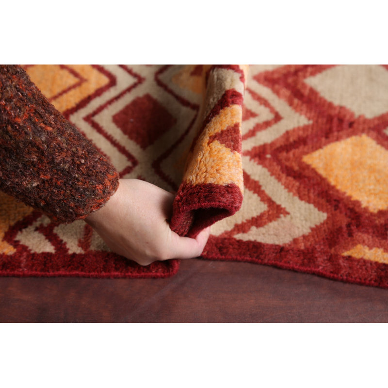Tapis à motif oriental géométrique moderne Kella 8 x 11