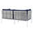 Harmony Sunbrella Basket Weave Outdoor Patio Aluminum Loveseat by Modway-58125827-58125828
