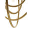 Bovina 1 - Light Gold Geometric Pendant