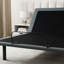 Os4 Black And Grey Split Top Queen Adjustable Bed Base With Head Foot Positions, Zero Gravity One - Touch Flat Restoration, Extra Strength Frame Enhancement, Wireless Remote For Convenient Use,