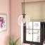 Luminaire suspendu simple en forme de globe à 1 lumière Rincon-761915990