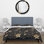 Hollywood Opulent Charm Gold And Black III - Ensemble de housse de couette damassé