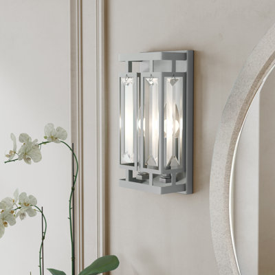 Stradley Steel Flush Mounted Sconce