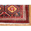 Tapis de couloir traditionnel bleu marine à motif géométrique 3 x 10