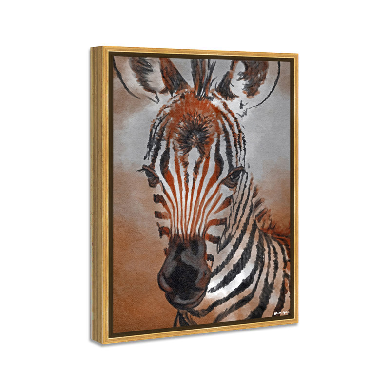 Zebra Colt - Painting on Canvas