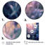 Calming Lavender Hues V, reproduction d'art sur toile encadrée-165898630-165898636