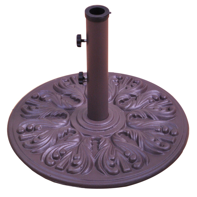 Base de parasol autoportante Piero, Bronze, H 14 po x l 24 po x P 24 po