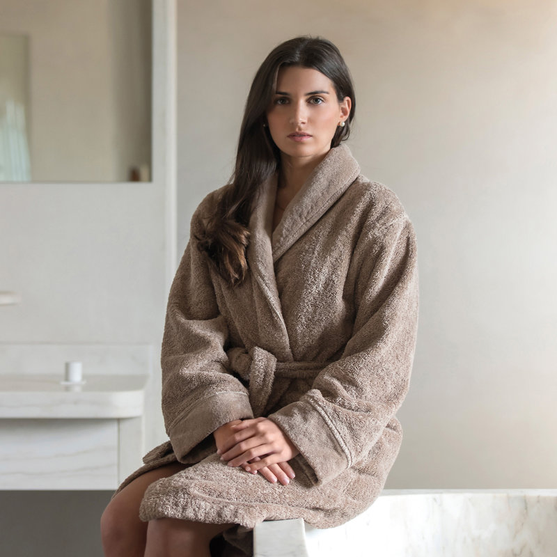 Egoist Bathrobe, L, Stone