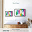Impression sur toile Rainbow Splatter-1364202874