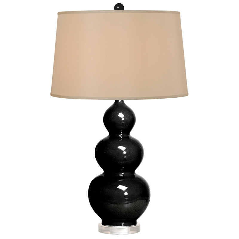 Lampe de table 33 po Chalfant, Noir