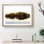Autumn Forest Reflecting in Abstract - Framed Print-55456942-55456945