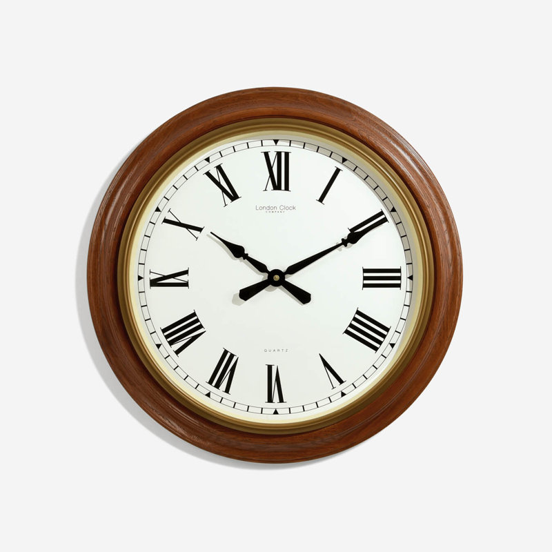 Traditional Wood Wall Clock