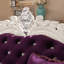 Chaise de luxe en tissu européen