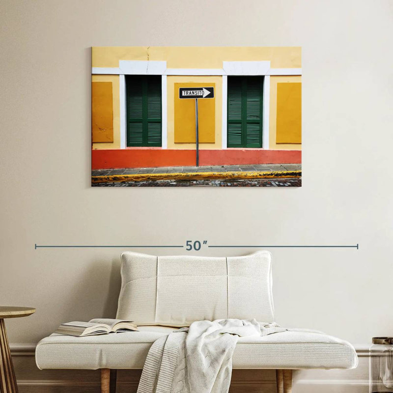 Sirci, rue San Juan vibrante, H 26 po x l 39 po