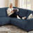 "102.56" Wide Reversible Sectional Sofa with Corner Lounge Seat-1011124264