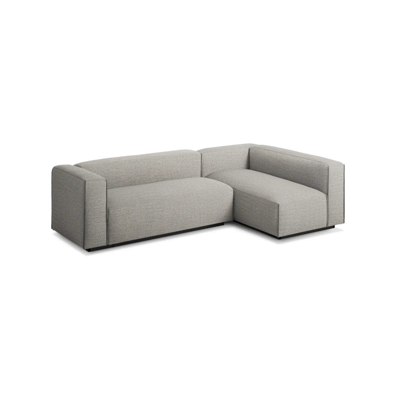 Cleon Modular Sectional, Maharam Meld in Panda, Left Hand Facing