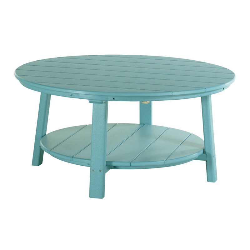 Houseknecht Round Outdoor Coffee Table , 43'' in. W 43'' in. D, Aruba