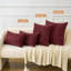Paquet de 2 housses de coussins décoratifs en chenille pour canapé-lit de vin-121018741