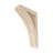 14 in x 3 in x 9 in Unfinished Large Solid Traditional Plain Wood Bracket Corbel-51891989