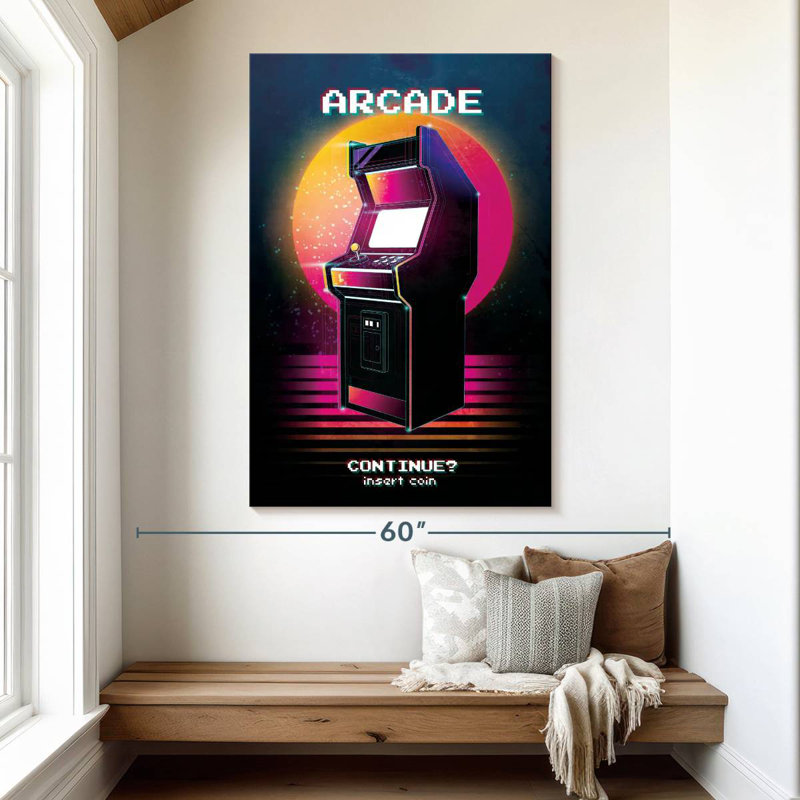 Keiraleigh Arcade Machine, 51" H x 34" W