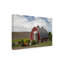 «Truck And Palouse Barn» sur un cadre bolognique-98248560