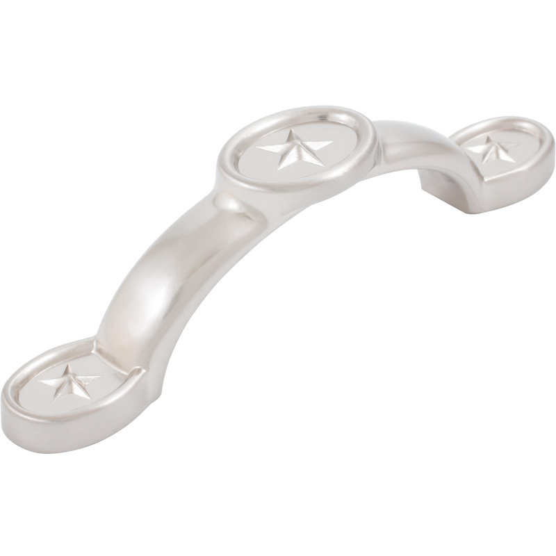 3" Center to Center Arch Pull, Satin Nickel