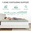 Matelas hybride en mousse viscoélastique de refroidissement moyenne de 12 po Novilla, certifié CertiPUR-US, certifié OEKO-TEX-699641441-689730762