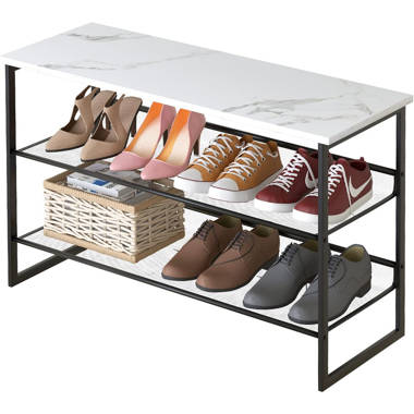 Orren Ellis 8 Pair Stackable Shoe Rack